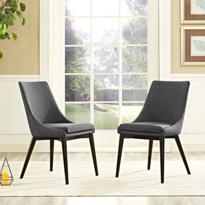 Viscount Dining Side Chair Fabric, Grey, Fabric 11860