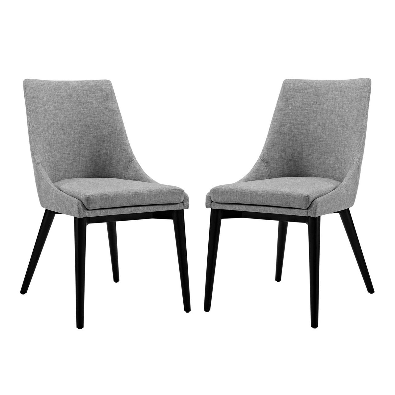 Viscount Dining Side Chair Fabric, Grey, Fabric 11862