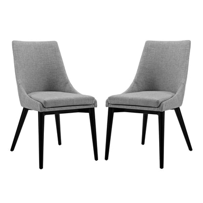 Viscount Dining Side Chair Fabric, Grey, Fabric 11862