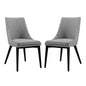 Viscount Dining Side Chair Fabric, Grey, Fabric 11862