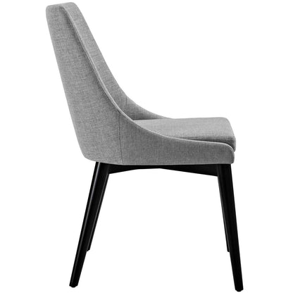Viscount Dining Side Chair Fabric, Grey, Fabric 11862