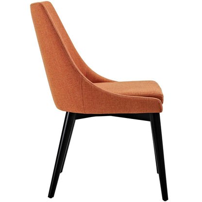 Viscount Dining Side Chair Fabric, Orange, Fabric 11863