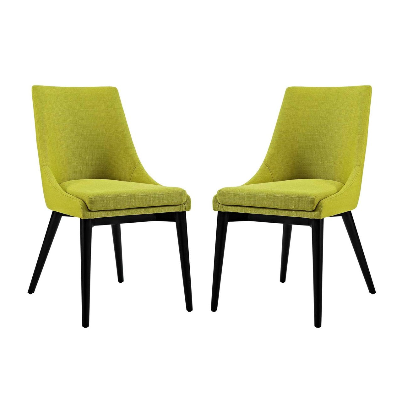 Viscount Dining Side Chair Fabric, Green, Fabric 11865