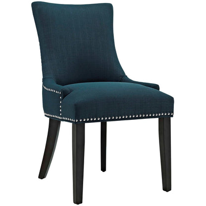 Marquis Dining Side Chair Fabric Set of 2, Navy, Fabric 11866
