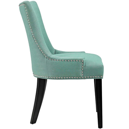 Marquis Dining Side Chair Fabric Set of 2, Blue, Fabric 11869