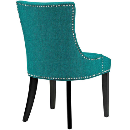Marquis Dining Side Chair Fabric Set of 2, Blue, Fabric 11872