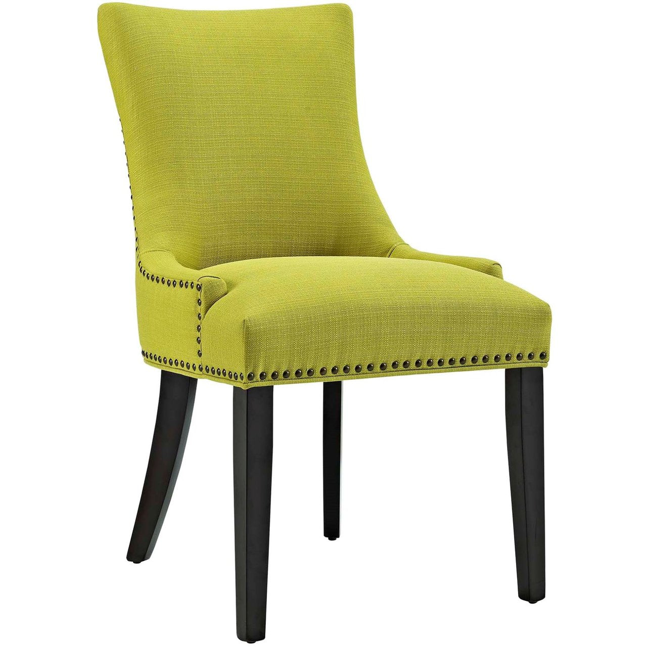 Marquis Dining Side Chair Fabric Set of 2, Green, Fabric 11873