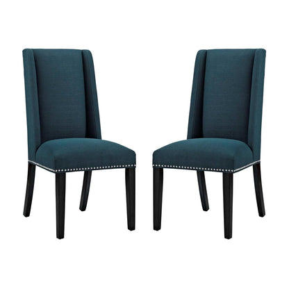 Baron Dining Chair Fabric Set of 2, Navy, Fabric 11875