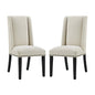 Baron Dining Chair Fabric Set of 2, Fabric, Beige 15667