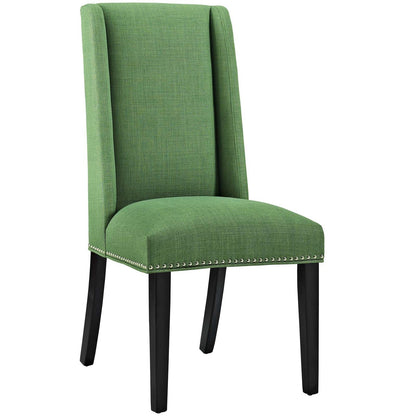 Baron Dining Chair Fabric Set of 2, Fabric, Green 15669