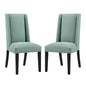 Baron Dining Chair Fabric Set of 2, Fabric, Blue 15671