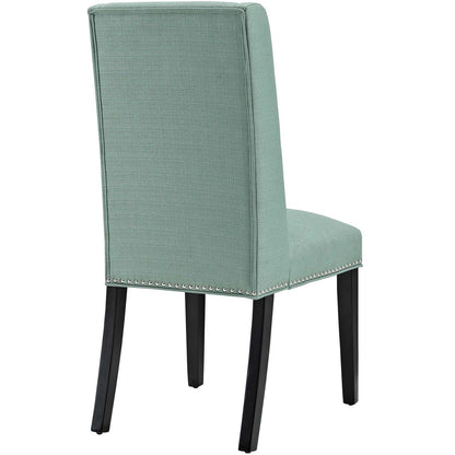 Baron Dining Chair Fabric Set of 2, Fabric, Blue 15671