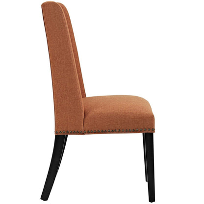 Baron Dining Chair Fabric Set of 2, Fabric, Orange 15673