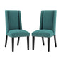 Baron Dining Chair Fabric Set of 2, Fabric, Aqua Blue 15674