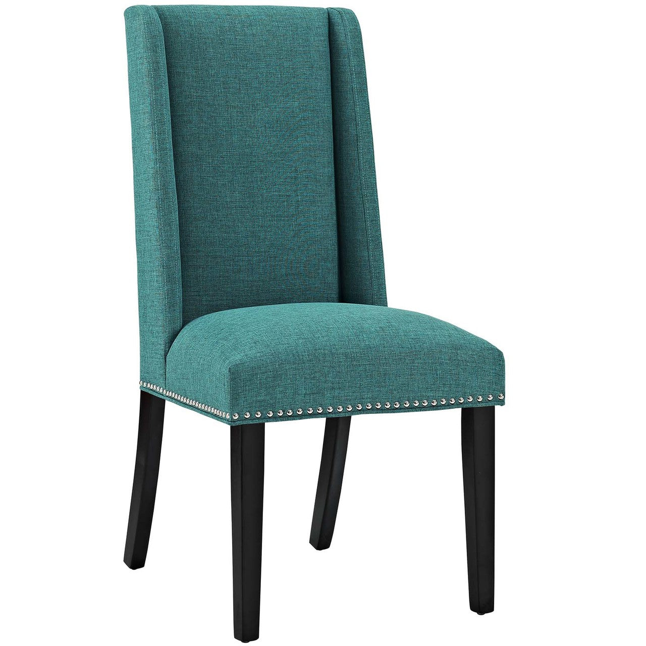 Baron Dining Chair Fabric Set of 2, Fabric, Aqua Blue 15674