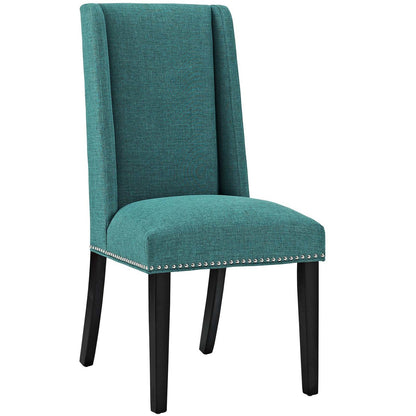 Baron Dining Chair Fabric Set of 2, Fabric, Aqua Blue 15674