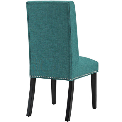 Baron Dining Chair Fabric Set of 2, Fabric, Aqua Blue 15674