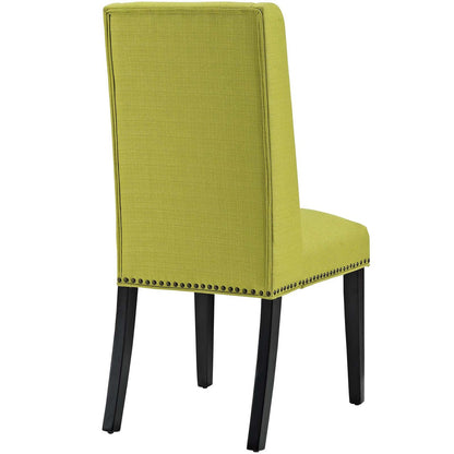 Baron Dining Chair Fabric Set of 2, Fabric, Green 15675