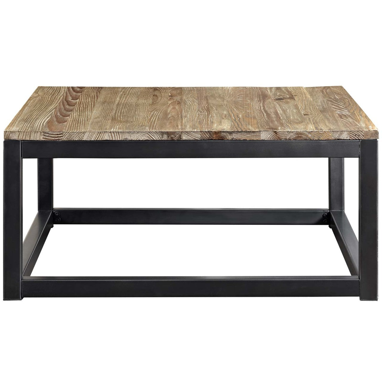 Attune Coffee Table, Metal Steel Wood, Brown 13654