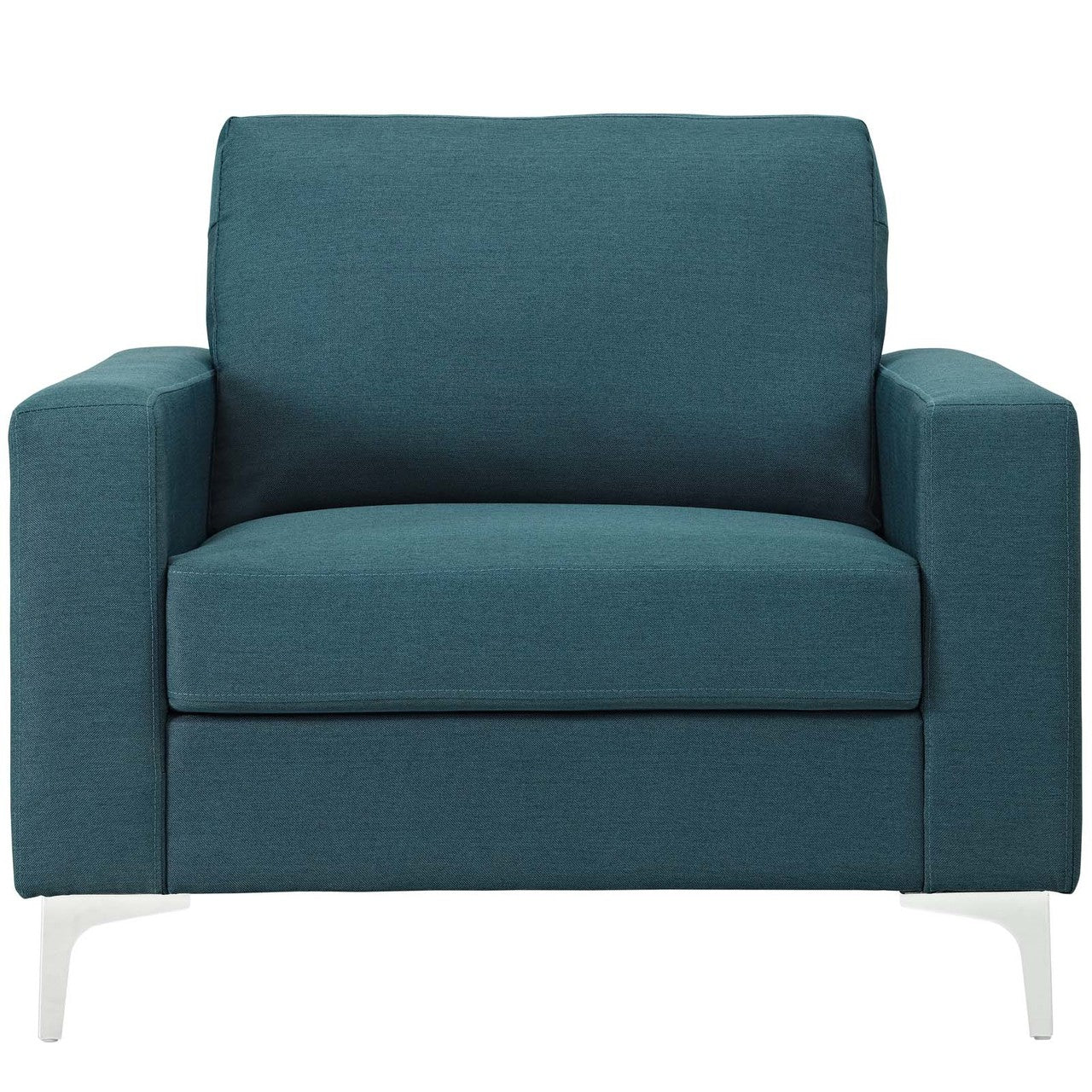 Allure Upholstered Armchair, Fabric, Blue 13656