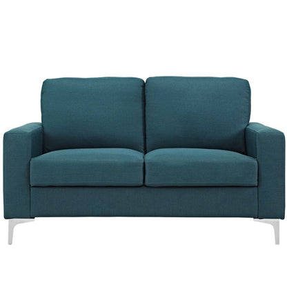 Allure Upholstered Sofa, Fabric, Blue 13658
