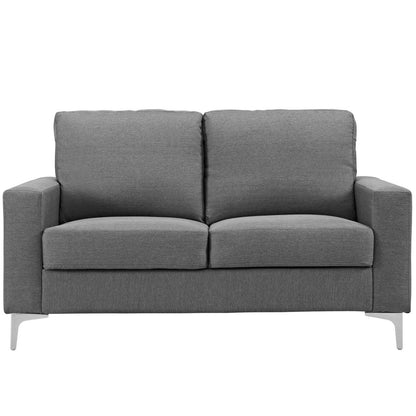 Allure Upholstered Sofa, Fabric, Grey Gray 13659