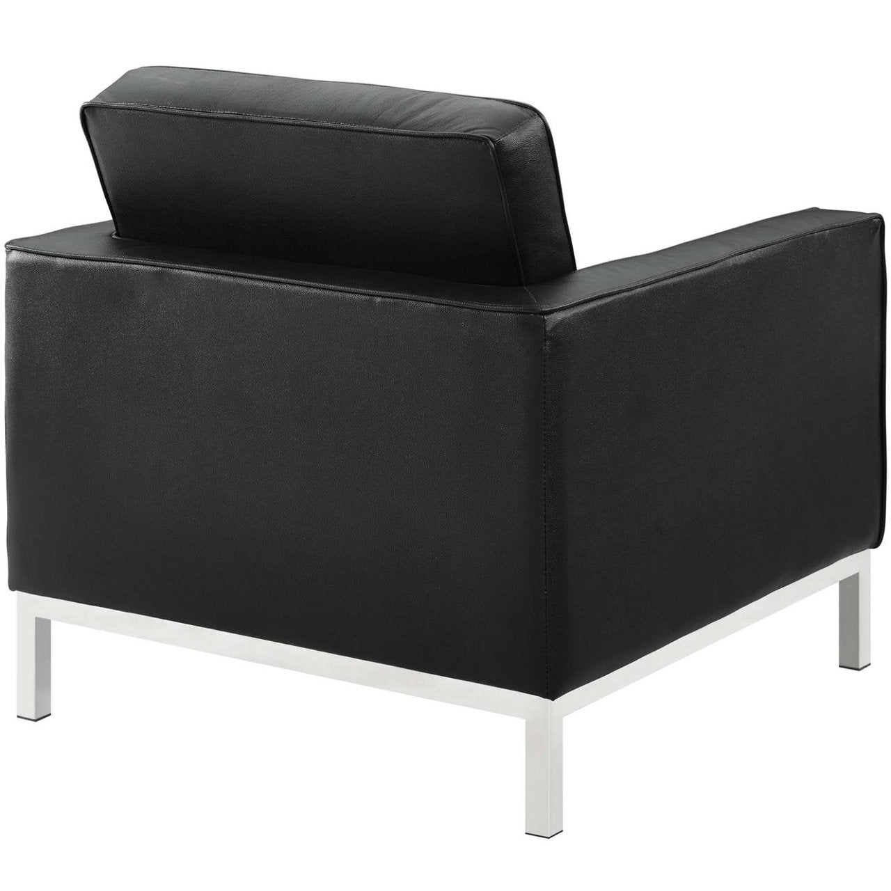 Loft Leather Armchair, Black, Leather 13090