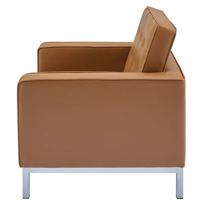 Loft Leather Armchair, Leather, Tan, 18144