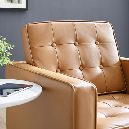 Loft Leather Armchair, Leather, Tan, 18144