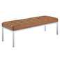 Loft Leather Bench, Leather, Tan, 18145