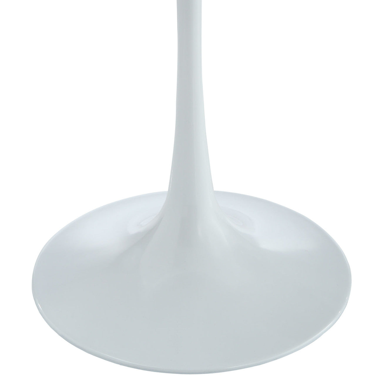 Lippa 20" Marble Side Table in White EEI-280-WHI