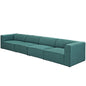 Mingle 4 Piece Upholstered Fabric Sofa Set, Fabric, Aqua Blue 13740
