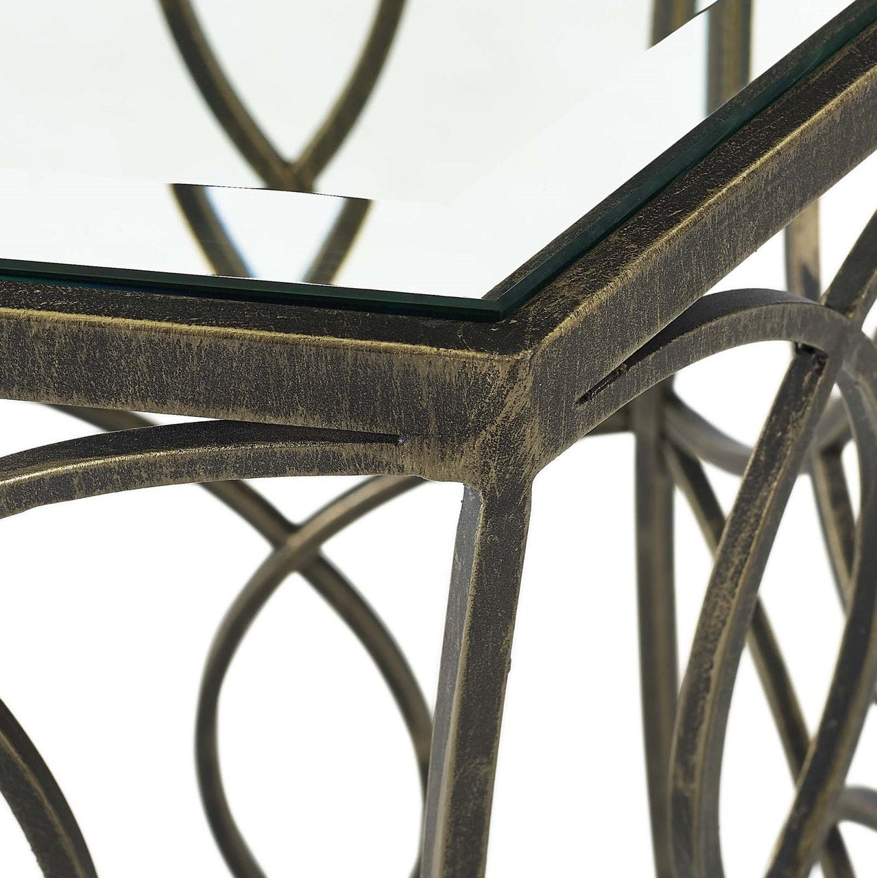 Circle 19.5" Side Table, Metal Steel,  Black 13840