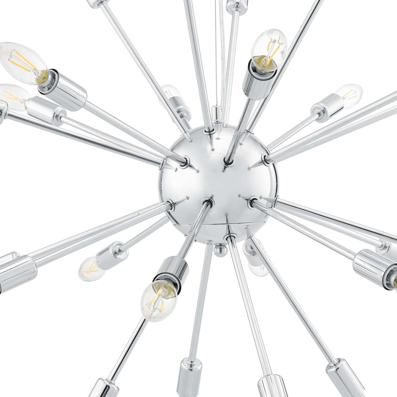 Gamut Metal Chandelier, Metal Steel Steel, Silver 13842