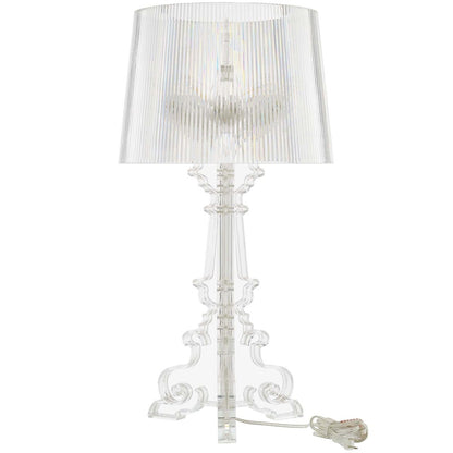 French Grande Table Lamp, Plastic, Clear 13857