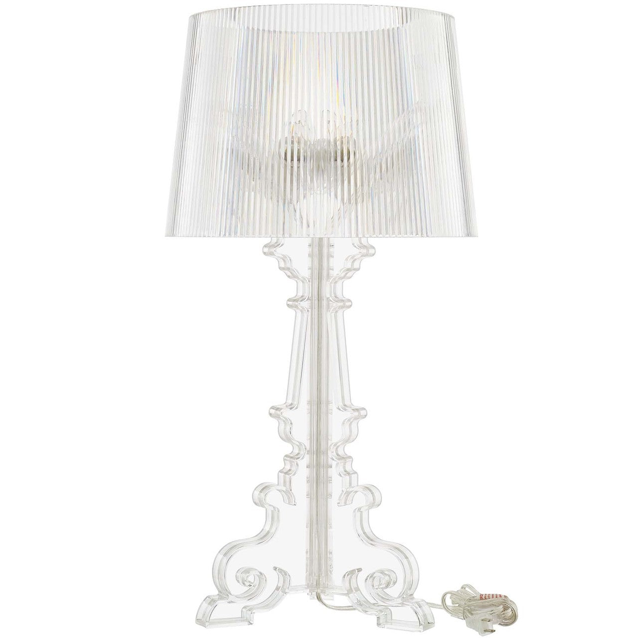 French Grande Table Lamp, Plastic, Clear 13857