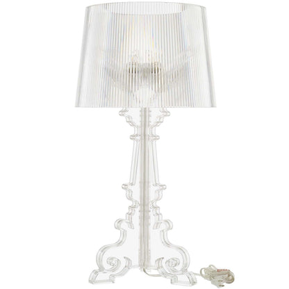 French Grande Table Lamp, Plastic, Clear 13857