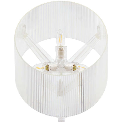 French Grande Table Lamp, Plastic, Clear 13857