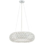 Halo 25 Pendant Chandelier, Plastic, Clear 13858