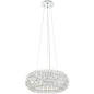 Halo 20 Pendant Chandelier, Plastic, Clear 13859