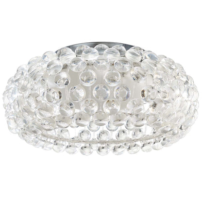 Halo 19" Acrylic Ceiling Fixture, Plastic, Clear 13860