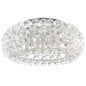 Halo 19" Acrylic Ceiling Fixture, Plastic, Clear 13860
