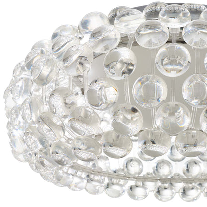 Halo 19" Acrylic Ceiling Fixture, Plastic, Clear 13860