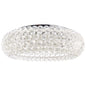Halo 25" Acrylic Ceiling Fixture, Plastic, Clear 13863
