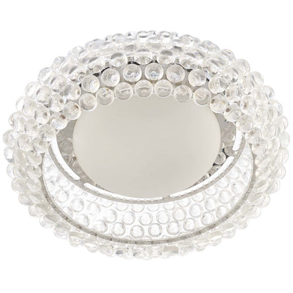 Halo 25" Acrylic Ceiling Fixture, Plastic, Clear 13863