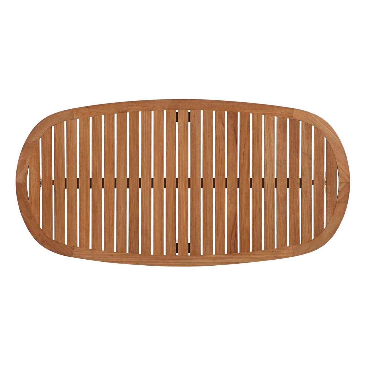 Saratoga Outdoor Patio Premium Grade A Teak Wood Oval Coffee Table, Wood, Natural 15286