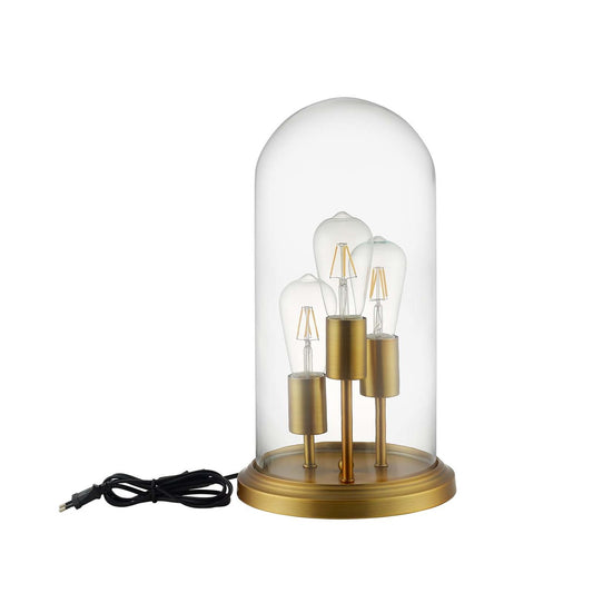 Admiration Cloche Table Lamp, Metal Steel, Gold 15679