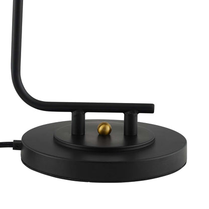 Amenity Table Lamp, Metal Steel, Black Gold 15681