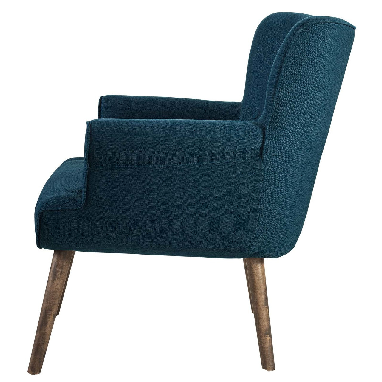 Cloud Upholstered Armchair, Fabric, Navy Blue 13883