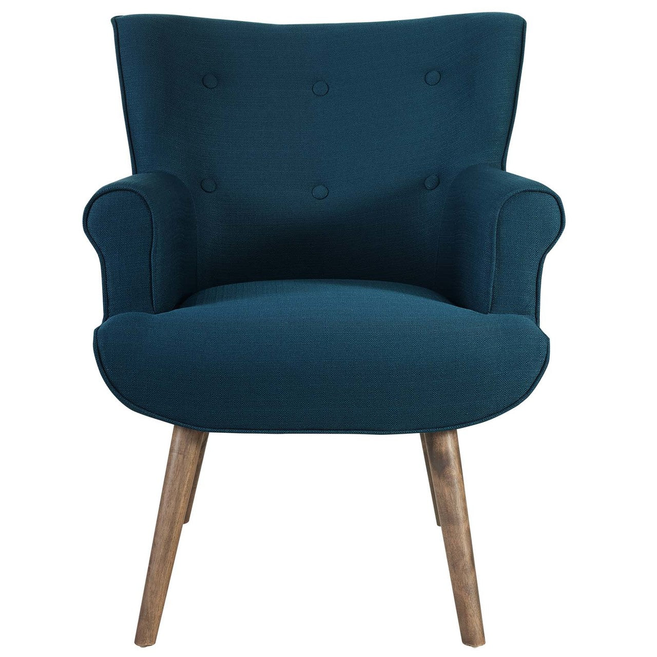 Cloud Upholstered Armchair, Fabric, Navy Blue 13883